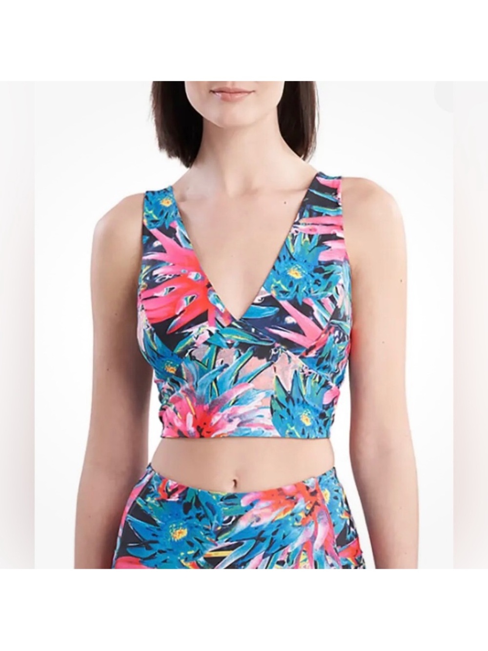 🎉 SALE 🎉 Josie Natori Solstice Cami Crop Top size large NWOT